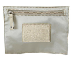 WAYFARER Elegante Monedero de Tela Blanca