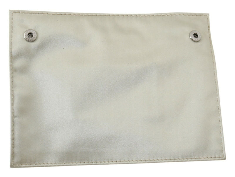 WAYFARER Elegante Monedero de Tela Blanca