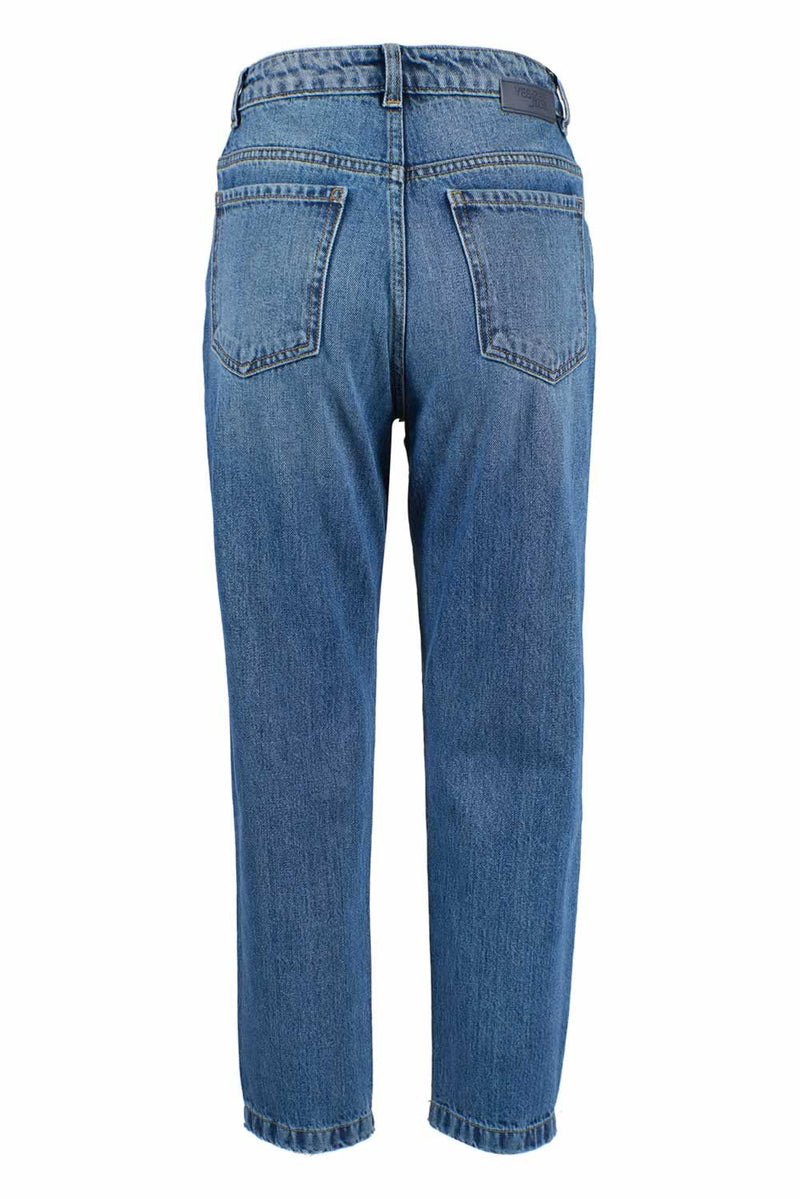 Ja Zee Blue Cotton Damen Jeans