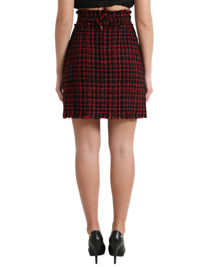 Dolce & Gabbana verlockend Tartan mit hohem Tartan-Minirock