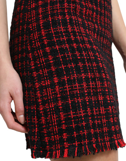 Dolce & Gabbana verlockend Tartan mit hohem Tartan-Minirock