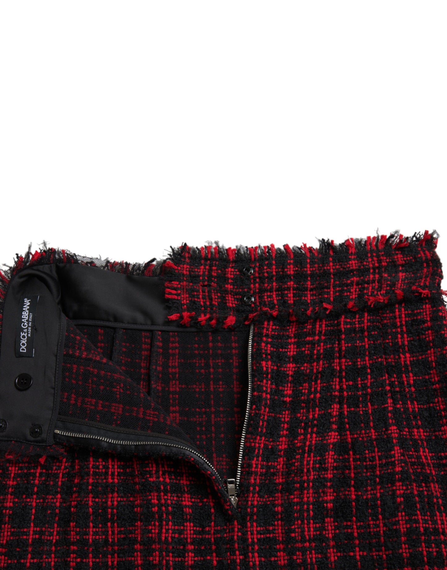 Dolce & Gabbana verlockend Tartan mit hohem Tartan-Minirock