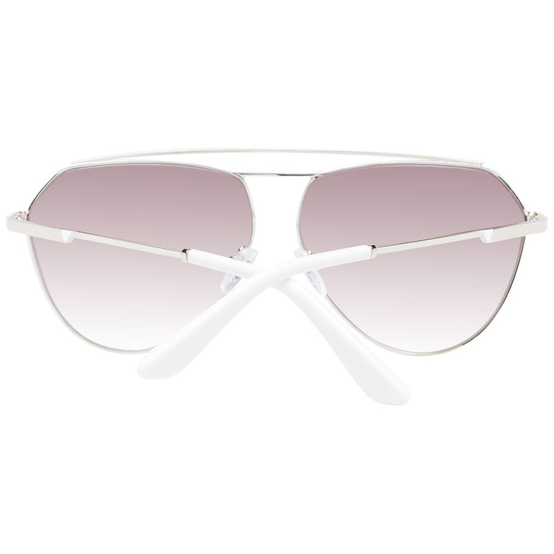 Guess Gafas de sol plateadas para mujer