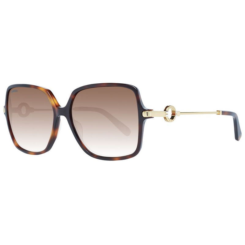 Omega Brown Women Sonnenbrille