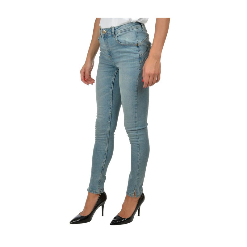 Ja Zee Hell Blue Cotton Damen Damenkinder Jean