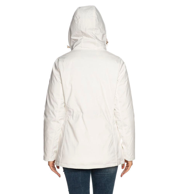 Ja Zee White Polyester Frauenjacke