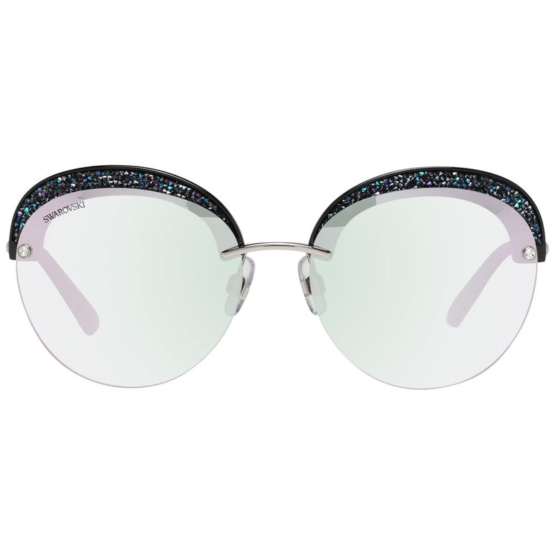 Swarovski Silber Frauen Sonnenbrille