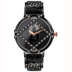 Reloj policía negro mujer