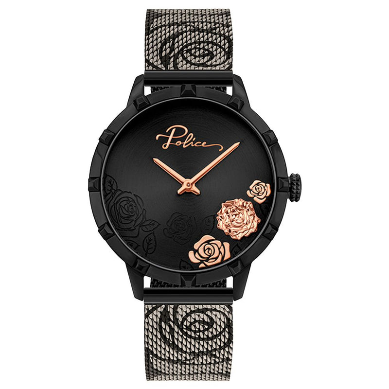 Reloj policía negro mujer