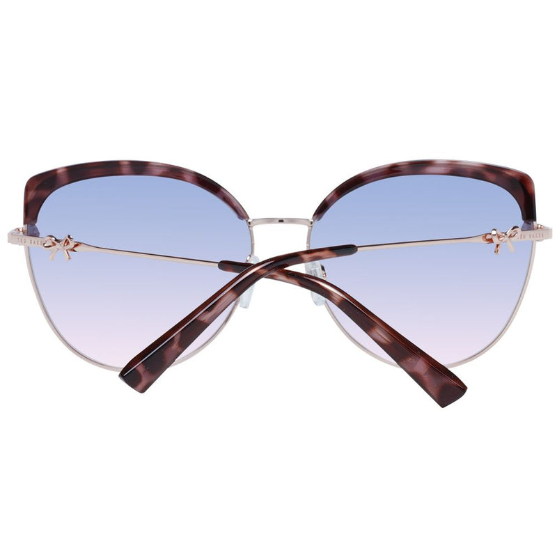 Gafas de sol de mujer en oro rosa de Ted Baker