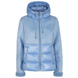 Yes Zee Light Blue Nylon Jacket