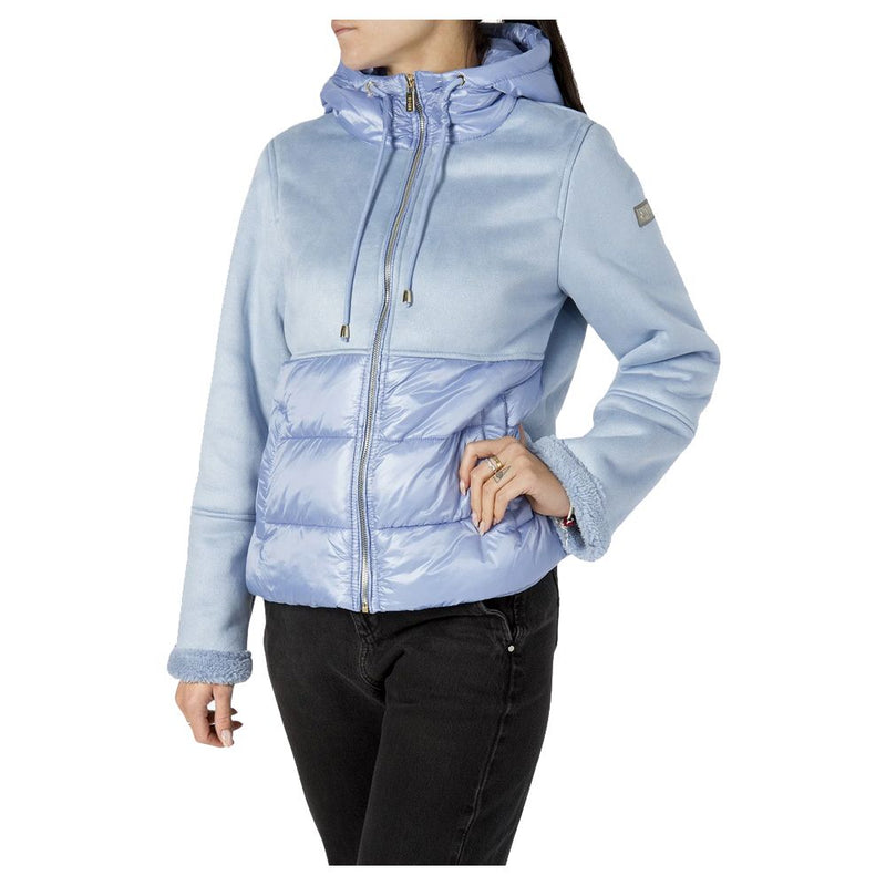 Yes Zee Light Blue Nylon Jacket