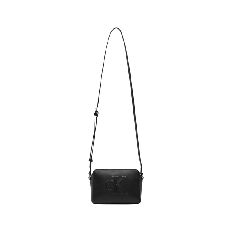 Bolso de mano de cuero sintético negro de Calvin Klein Jeans