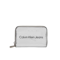 Cartera de polietileno gris de Calvin Klein Jeans