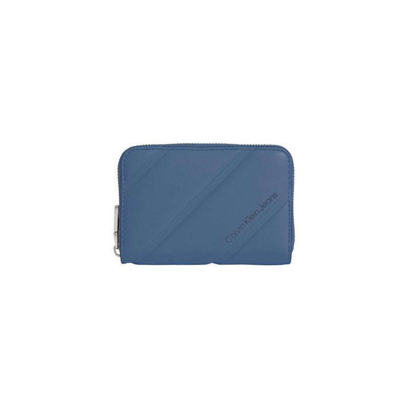 Cartera de polietileno azul Calvin Klein Jeans