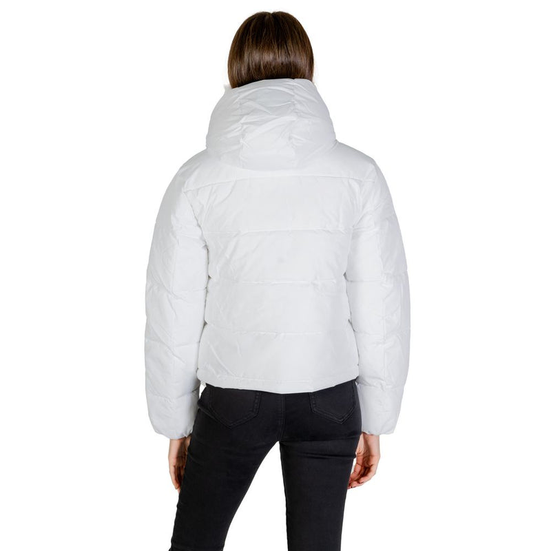 Calvin Klein Jeans White Recycled Polyester Jackets & Coat