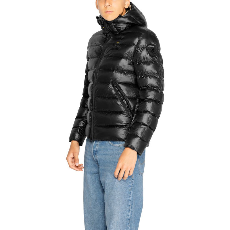 Blauer Black Polyester Jacket