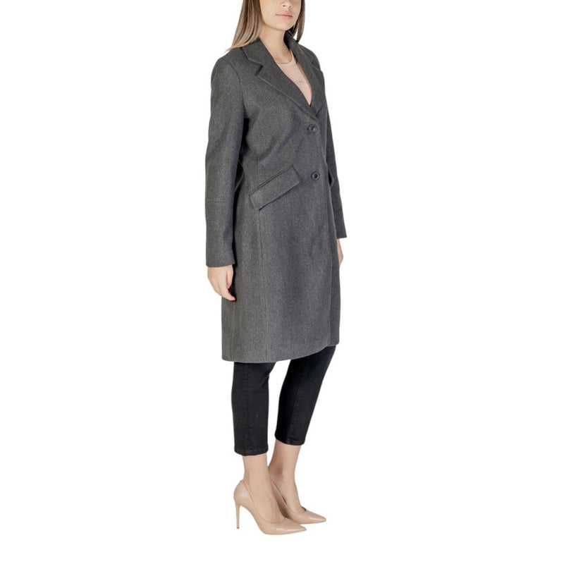 Vero Moda Grey Polyester Jacken & Mantel