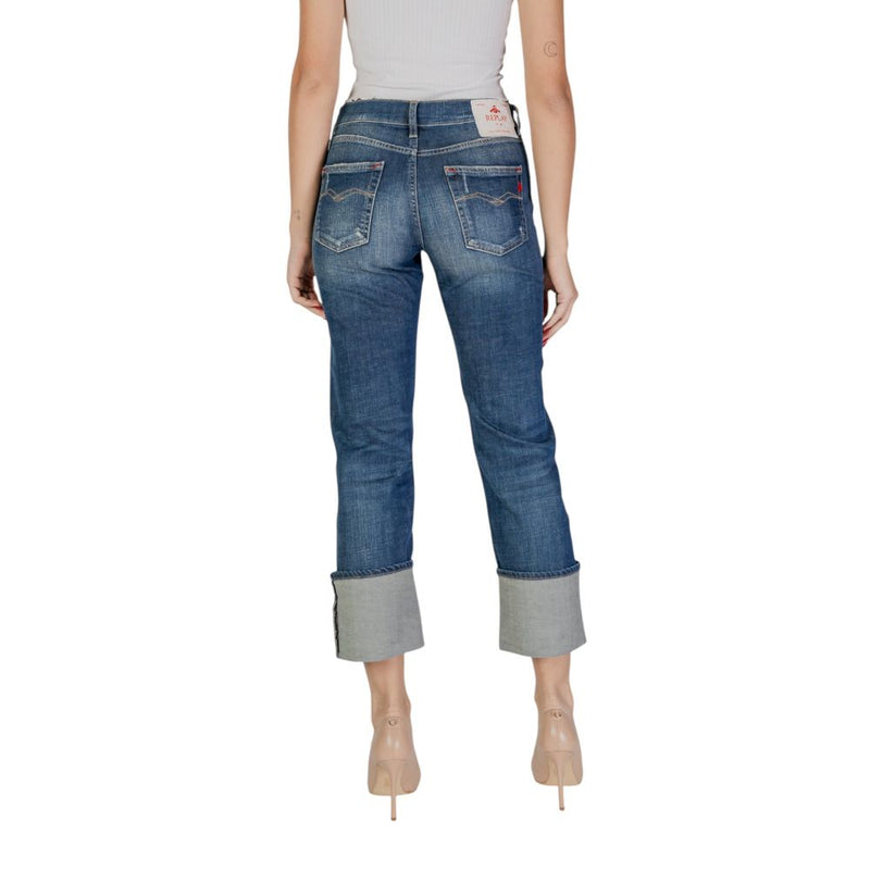 Replay Blue Cotton Jeans & Pant