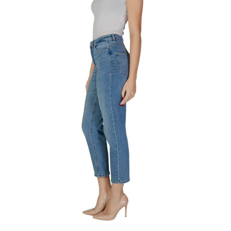 Ichi hellblaue Baumwolljeans & Pant