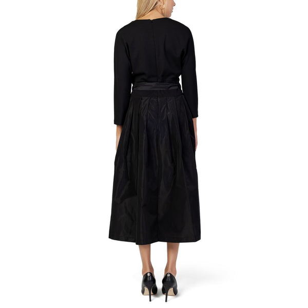 Sandro Ferrone Black Polyester Kleid