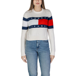 Tommy Hilfiger Jeans weiße Baumwoll-Rigenerato-Tops & T-Shirt