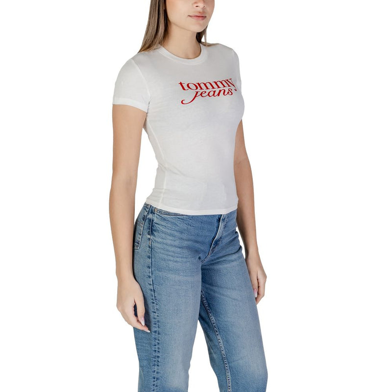 Camisetas y tops Rigenerato de algodón blanco de Tommy Hilfiger Jeans