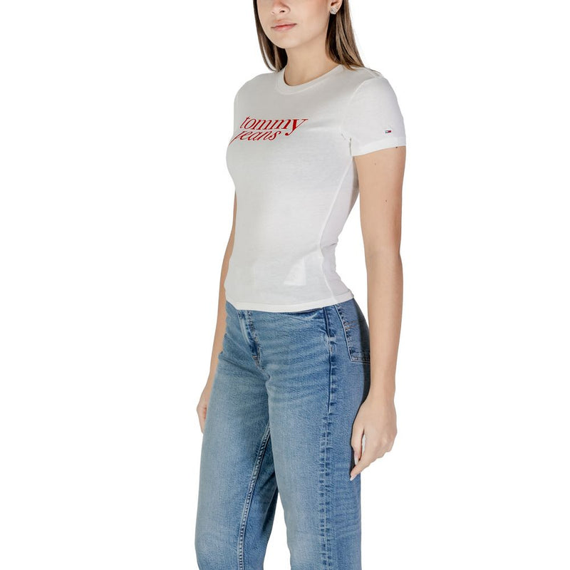 Camisetas y tops Rigenerato de algodón blanco de Tommy Hilfiger Jeans