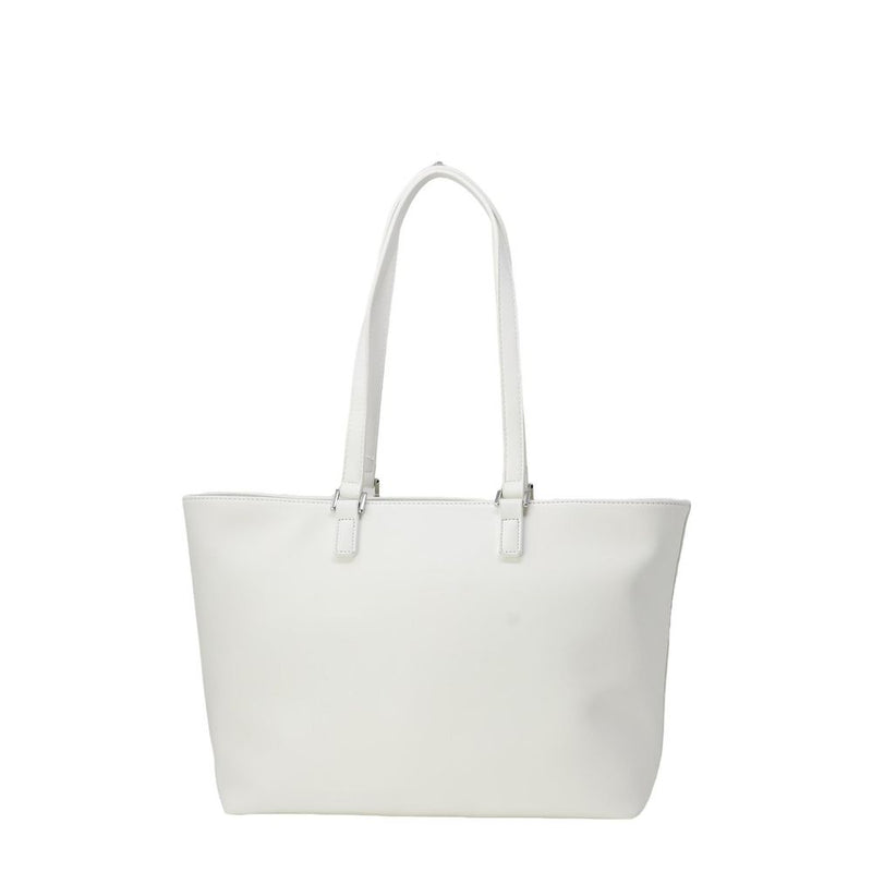 Replay white polythylene handbag