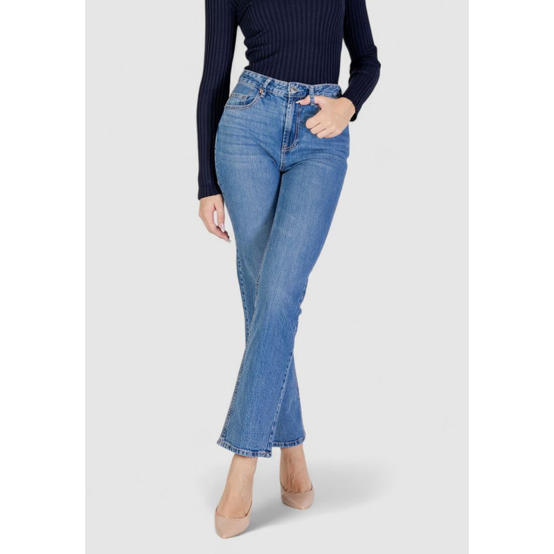 Vero Moda hellblaue Baumwolljeans & Pant