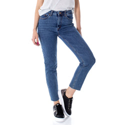 Nur blaue Baumwolljeans & Pant