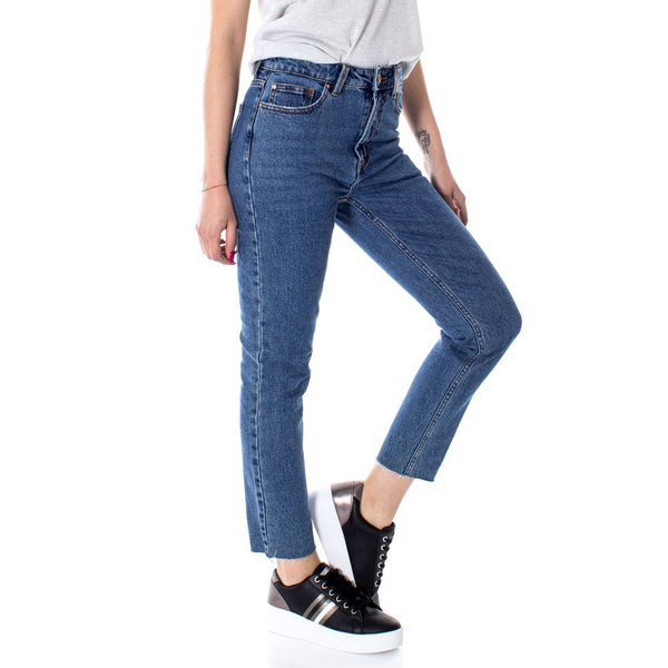 Nur blaue Baumwolljeans & Pant