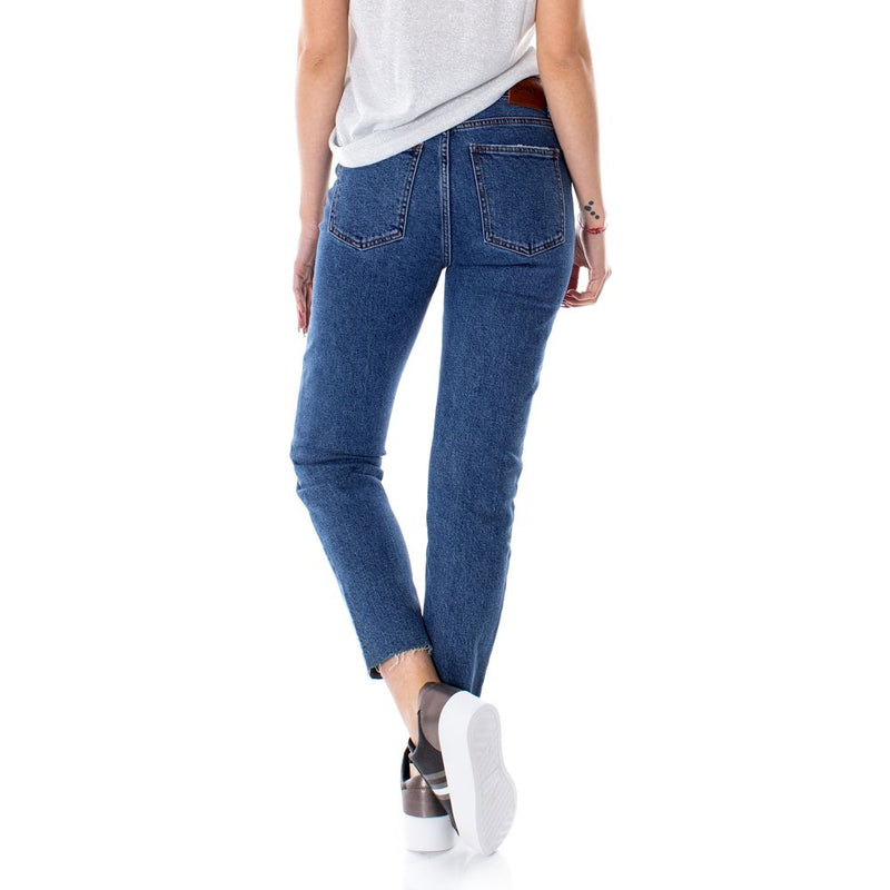 Nur blaue Baumwolljeans & Pant