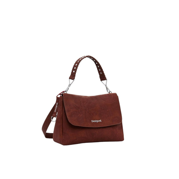 Desigual braune Polyethylenhandtasche