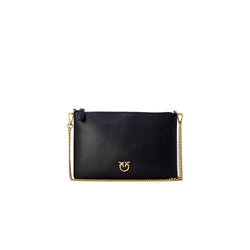 PINKO Black Leather Leather Accessory