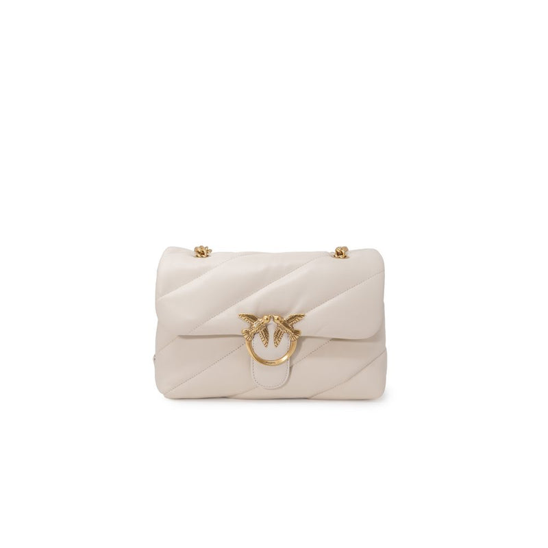 PINKO White Leather Handbag