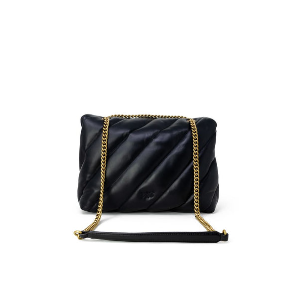 PINKO Black Leather Handbag