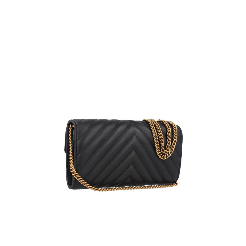 PINKO Black Leather Wallet