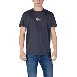 Calvin Klein Jeans Gray Cotton Rigenerato T-Shirt