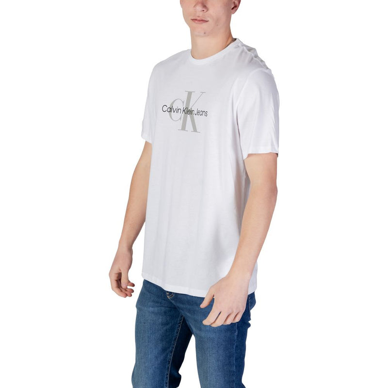 Calvin Klein Jeans White Organic Cotton T-Shirt