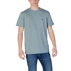 Calvin Klein Jeans Green Cotton Rigenerato T-Shirt