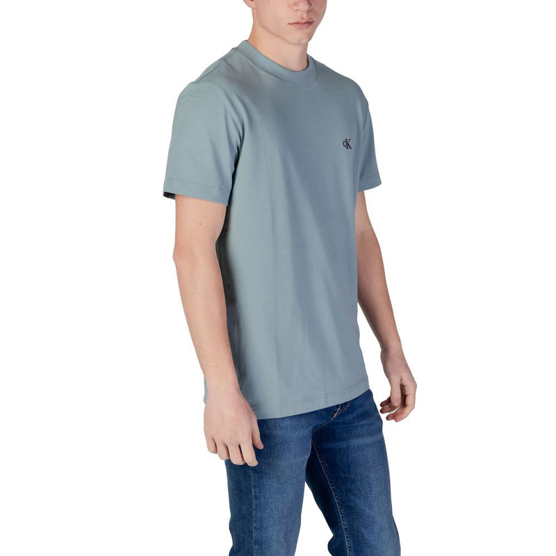 Calvin Klein Jeans Green Cotton Rigenerato T-Shirt