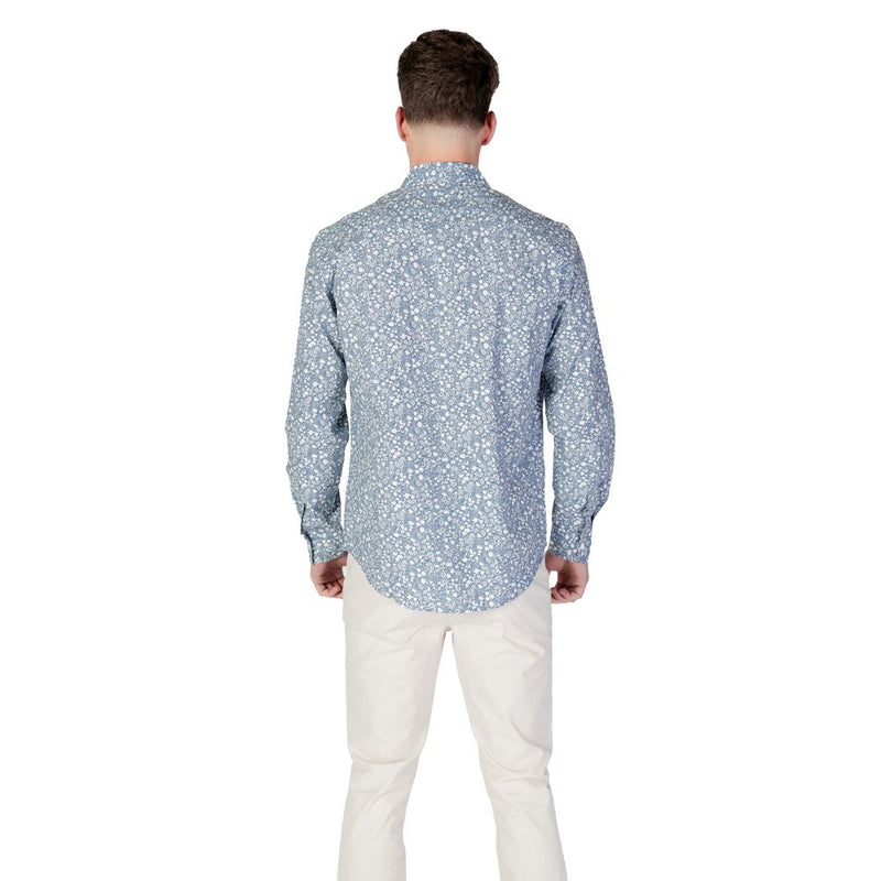 Replay Light Blue Cotton Shirt