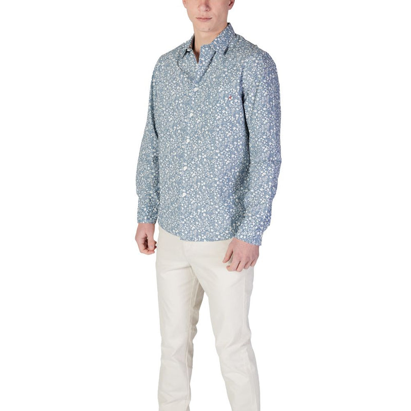 Replay Light Blue Cotton Shirt