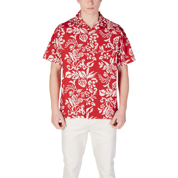 Replay Red Cotton Shirt