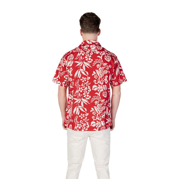 Replay Red Cotton Shirt