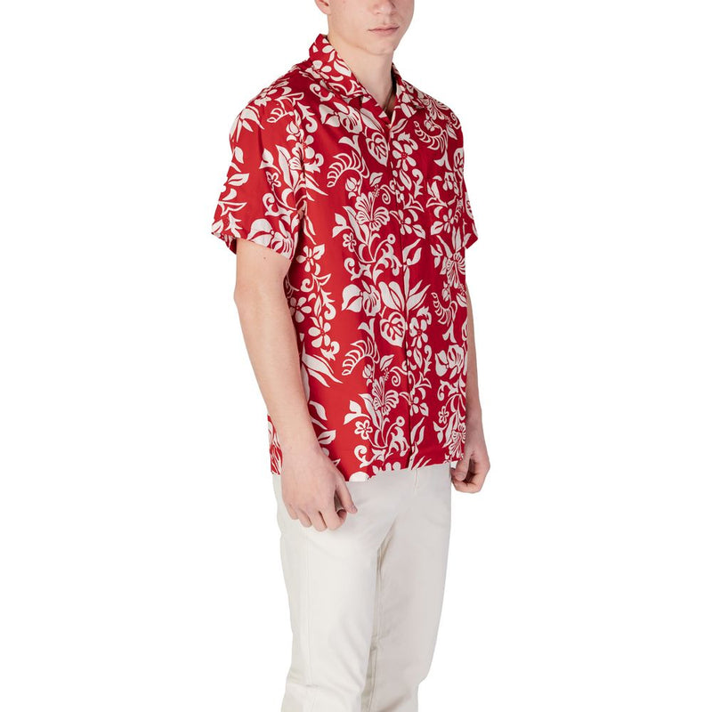 Replay Red Cotton Shirt